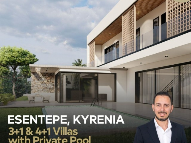 3+1 Villa zum Verkauf in Kyrenia Esentepe