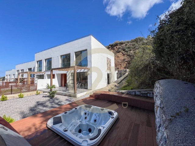 Satılık 3+1 ikiz villa Bellapais, Girne. TEK YETKILI