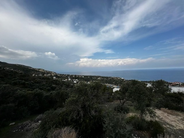 18400m2 land for sale with magnificent sea view in Kyrenia/Kayalar