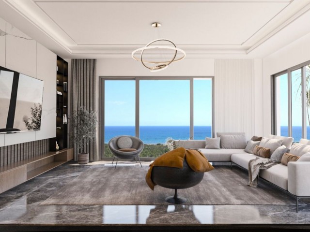 1+1 Flat with Sea View for Sale in Infinity by Isatis Company / Sea view