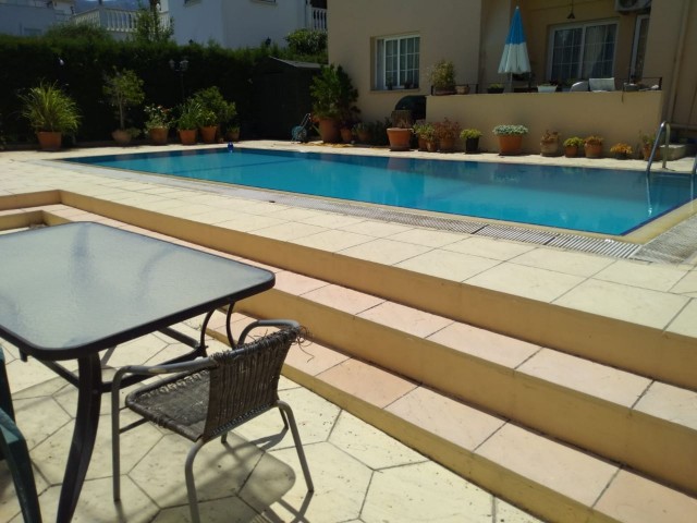 3+1 flat with shared pool for sale in Kyrenia center