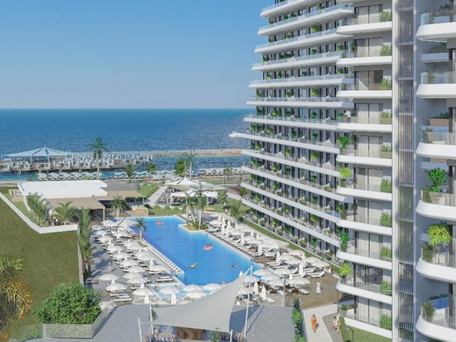 Studio apartment SEA FRONT in Guzelyurt  ( 4th floor)