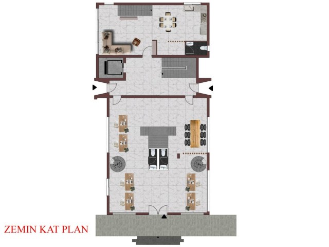 2+1 flats for sale in a central location in Alsancak