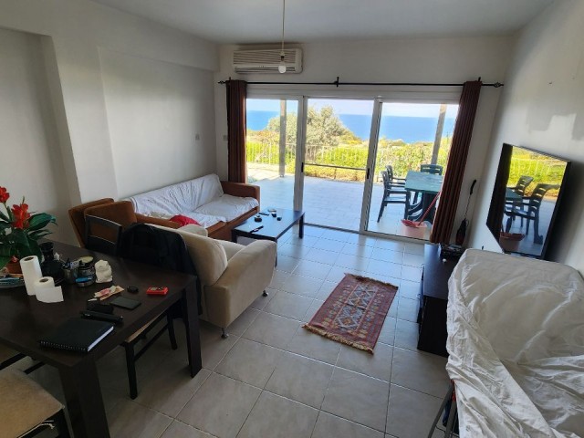 2+1 Flat for Sale with Sea and Nature Views in a Site with a Pool in Esentepe