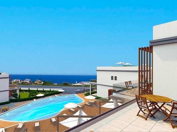 2+1 Penthouse Apartment 2 minutes from Esentepe Beach