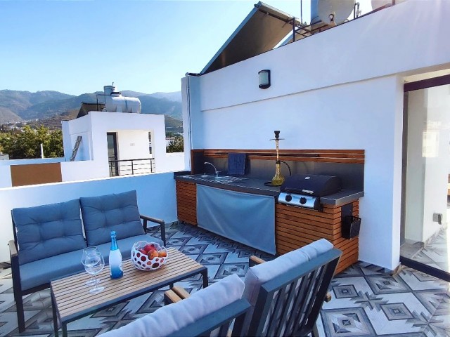 4 Bedroom Villa For Long and Short Term with Jacuzzi on the Roof  in Alsancak 