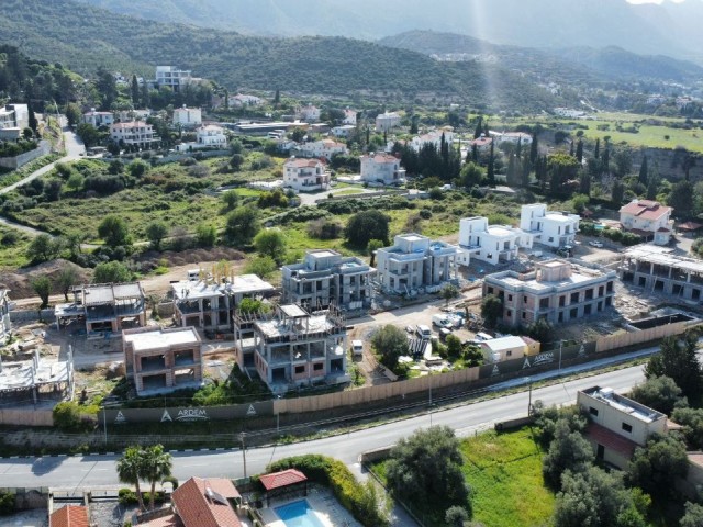 1+1 Flat For Sale With Pool In Yeşiltepe, Kyrenia, Northen Cyprus With Payment Plan 97300Gbp In Advance 41700 Gbp 12 Months