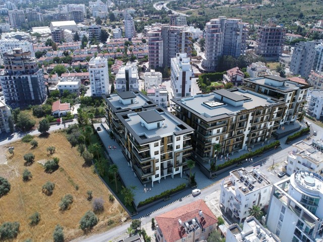 "2+1 penthouse for rent in the center of Kyrenia, Nusmar Market close to the site with pool"