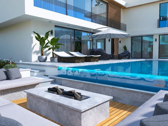 4 bedroom luxury villa for sale. Çatalköy, Kyrenia