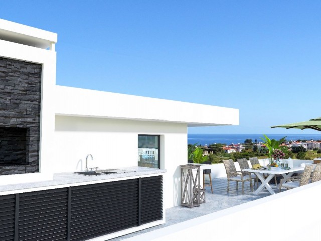 Satılık 4 +1 lüks villa. Çatalköy, Girne