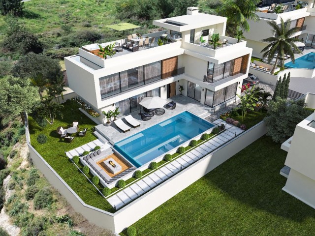 Satılık 4 +1 lüks villa. Çatalköy, Girne