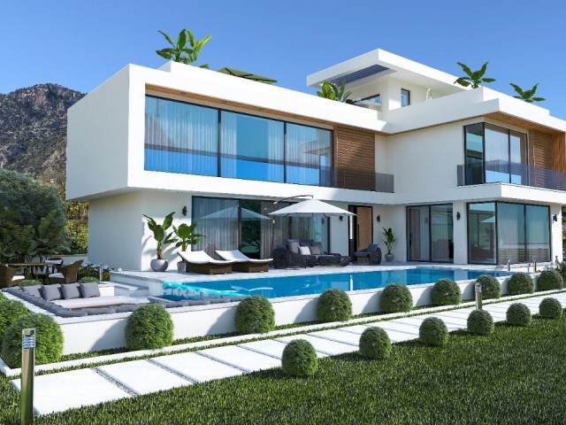 4 bedroom luxury villa for sale. Çatalköy, Kyrenia