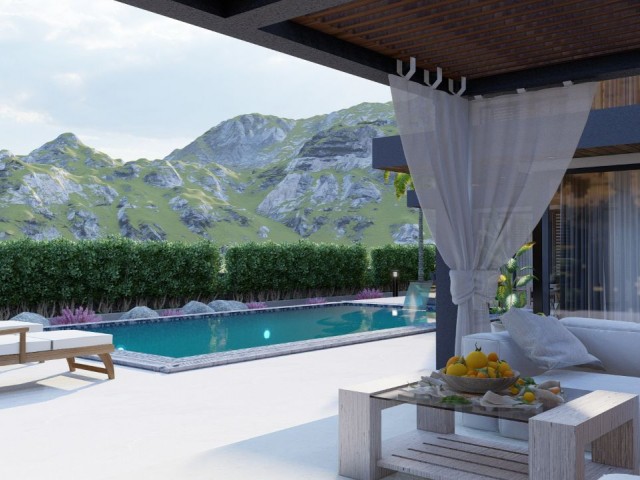 Luxury Turkish title deed villa for sale in Ozanköy