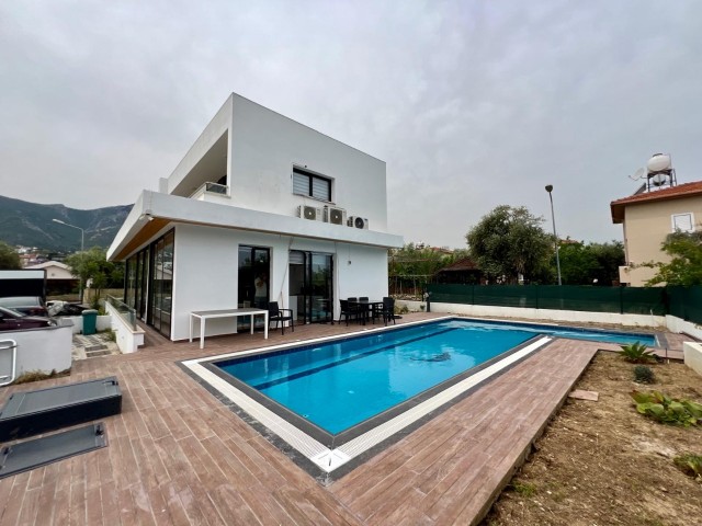 3+1 Villa mit privatem Pool zu verkaufen, Ozanköy Kyrenia