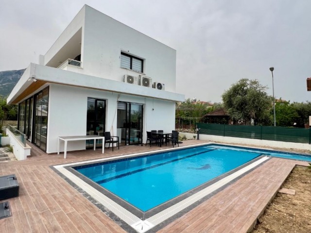 3+1 Villa mit privatem Pool zu verkaufen, Ozanköy Kyrenia