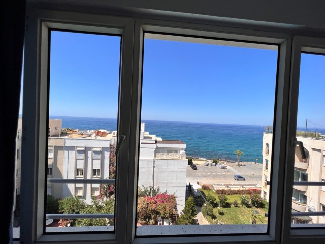 3 bedroom apartment for rent. Kyrenia city center. SEA VIEW