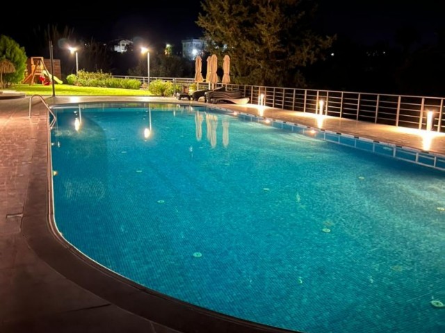 Semi-detached villa for sale in a luxury site in Alsancak region