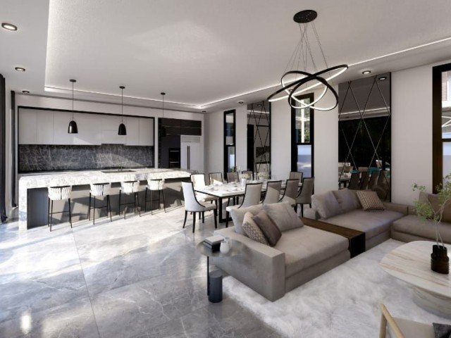 Moderne Design-Luxusvilla zum Verkauf in der Nähe des Meeres