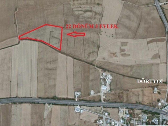 Field For Sale in Dörtyol, Famagusta