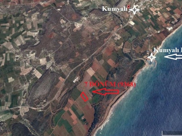 7 DECEMBER OF LAND FOR SALE IN İSKELE KUMYALI ** 