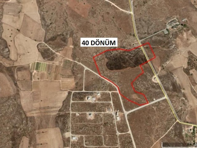 40 DECEMBER OF LAND FOR SALE IN İSKELE AYGÜN VILLAGE