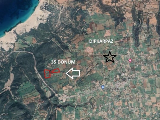 35 DOMS OF LAND FOR SALE IN DIPKARPAZ VILLAGE