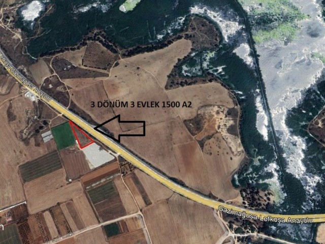 3.5 DECLAR LAND FOR SALE ON FAMAGUSTA NICOSIA HIGHWAY