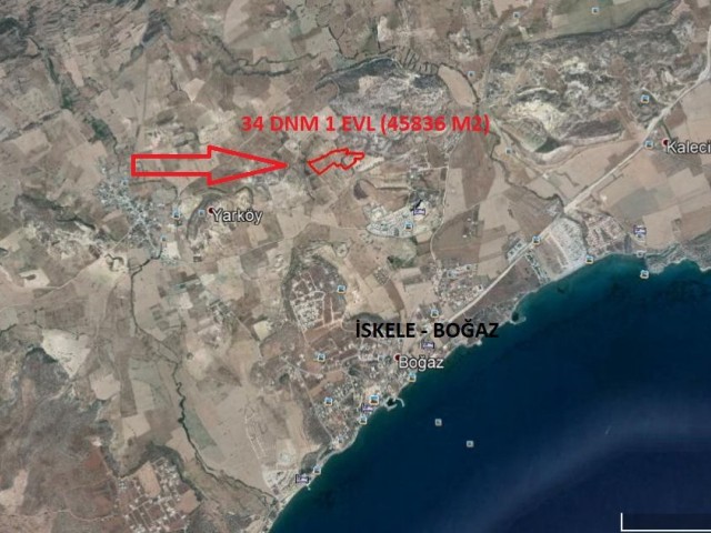 34 GRUNDSTÜCKVERKAUFSERKLÄRUNGEN HINTER DEM DORF İSKELE BOGAZ SAFA