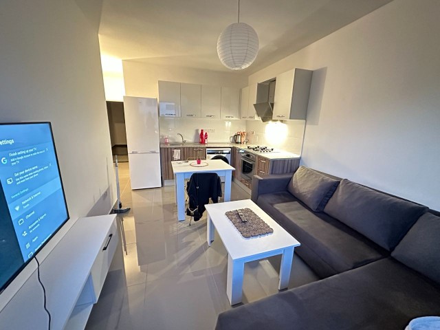 New Furnished 1+1 Apartment for Rent Near Nusmar Market in Kyrenia Center 