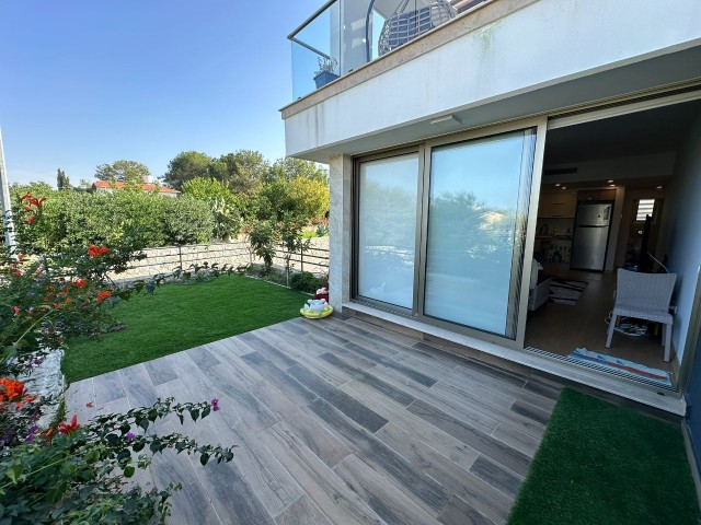 2+1 for Rent with Garden in a Site with Pool Opposite Kyrenia Alsancak Escape Beach