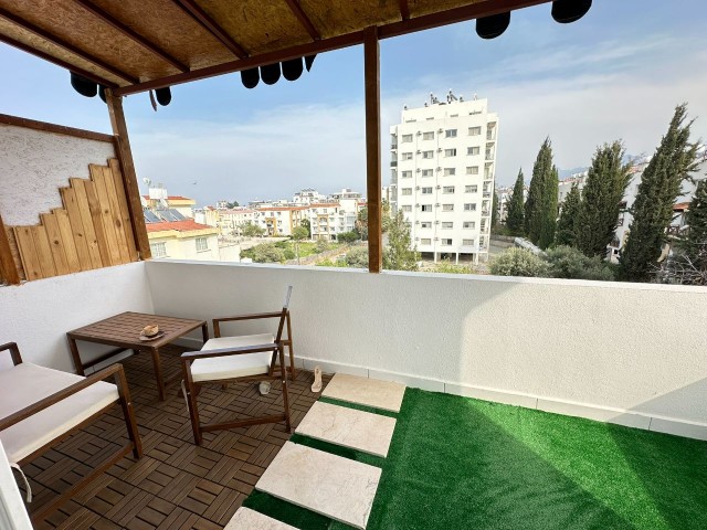 RENOVATED FULLY FURNISHED 3+1 PENTHOUSE FLAT FOR SALE IN KYRENIA CENTER