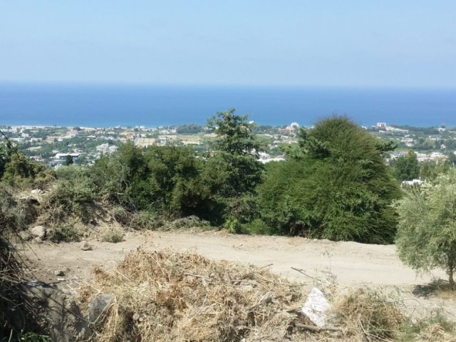 LAND FOR SALE AT BAŞPINAR NEAR THE ROAD - LAPTA OF KYRENIA, 2486 m2 LAND FOR SALE (90% CLOSED CONSTRUCTION COEFFICIENT, 3 FLOOR PERMIT), ROAD READY, PROJECT PERMITTED