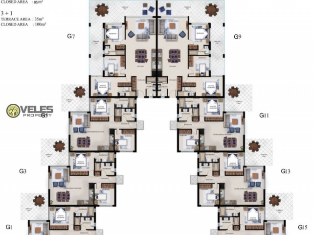 SA-235 Недвижимость на Северном Кипре от застройщика