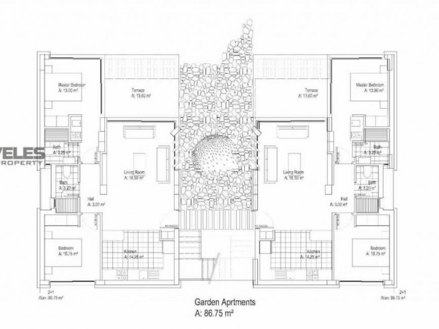 SA-2233 Apartment mit zwei Schlafzimmern in malerischer Lage