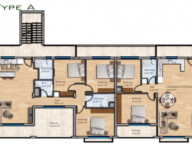 SA-2244 Apartment in a new project