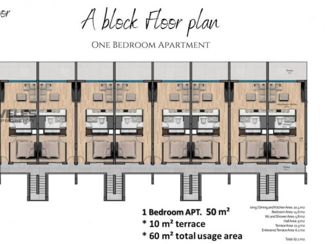 SA-1143 Apartment in einem unglaublichen Projekt