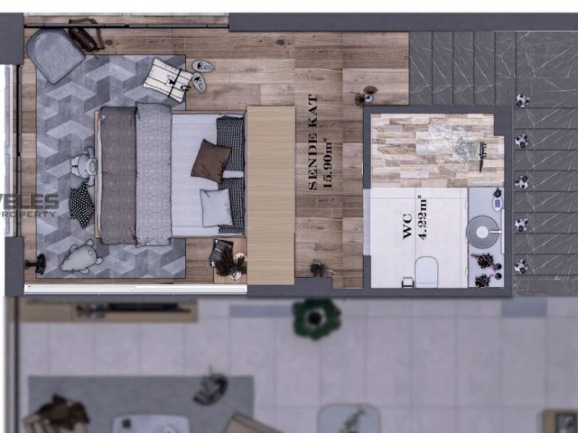 SA-2261 آپارتمان Loft در Yeniboazichi