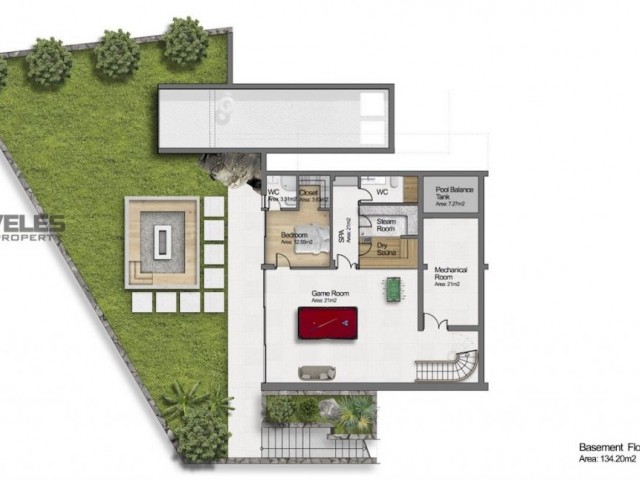 SV-453 Villa in einem neuen Projekt in Esentepe