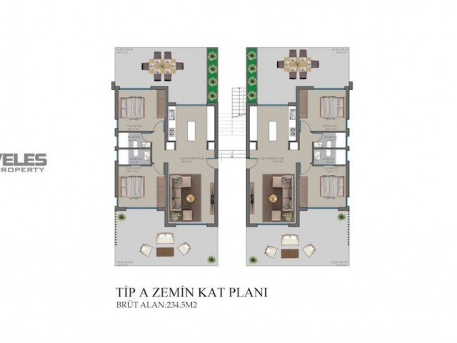 SA-2290 آپارتمان 2 1 در Esentepe نزدیک دریا