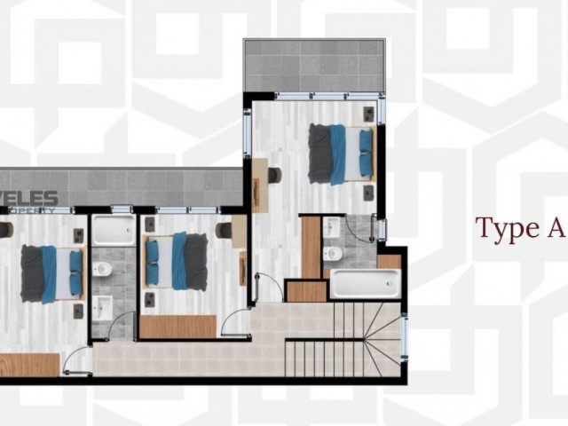 SV-3132 Villa in a new project in Yeniboazichi