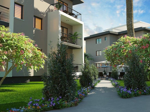 SA-1236 Apartments in a small complex in Alsancak / resale