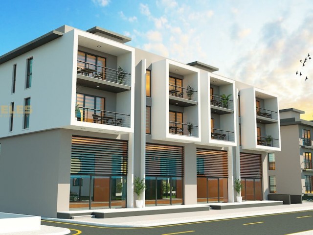 SA-1236 Apartments in a small complex in Alsancak / resale