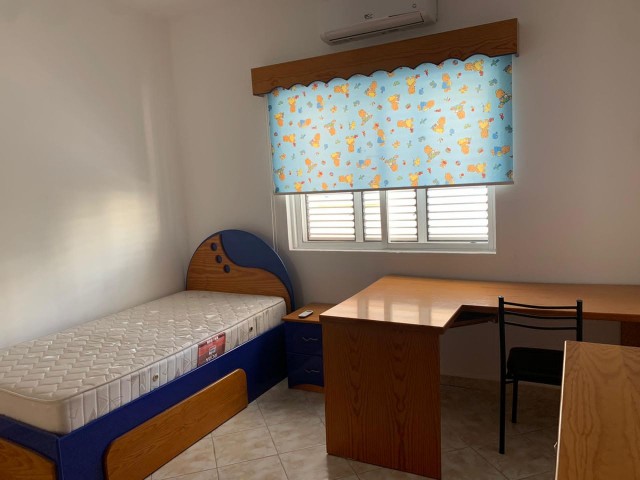 very nice 2 + 1 in a good location only year payment all the rooms have air-condition 4500 usd + 400 deposit ** 