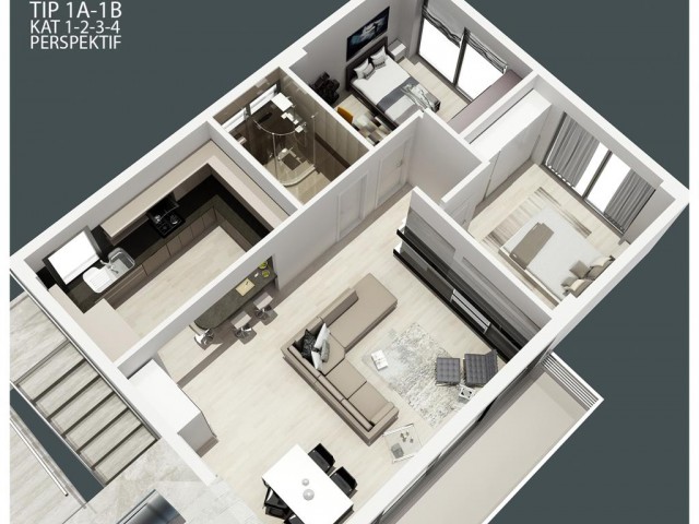 Flat For Sale in Girne Merkez, Kyrenia