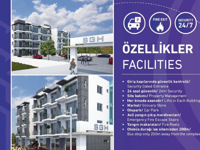 Güzelyurt Kalkanlı Bölegsinde Yatırım Fırsatı, Vizelenmiş Apartman Projesi