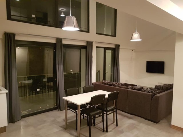 GİRNE ALSANCAK'TA HAVUZLU SİTEDE FULL EŞYALI 1+1 LÜKS LOFT DAİRE!!!