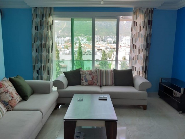 LUXURY FURNISHED 2+1 PENTHOUSE WITH MOUNTAIN and SEA VIEWS IN THE CENTER OF KYRENIA!!! ** 