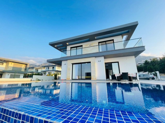 4+1 Llogara Villa mit privatem Pool mit Blick auf die Berge und das Meer in Kyrenia EDREMIT! ** 