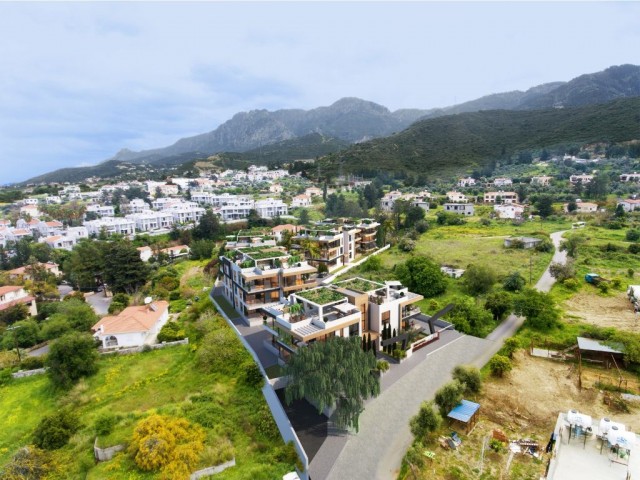 2+ 1 Luxury Apartment with 95 m2 Garden in Kyrenia Alsancak ** 