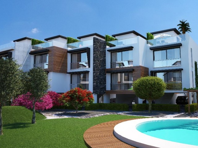 Luxury 2 + 1 apartment in Kyrenia